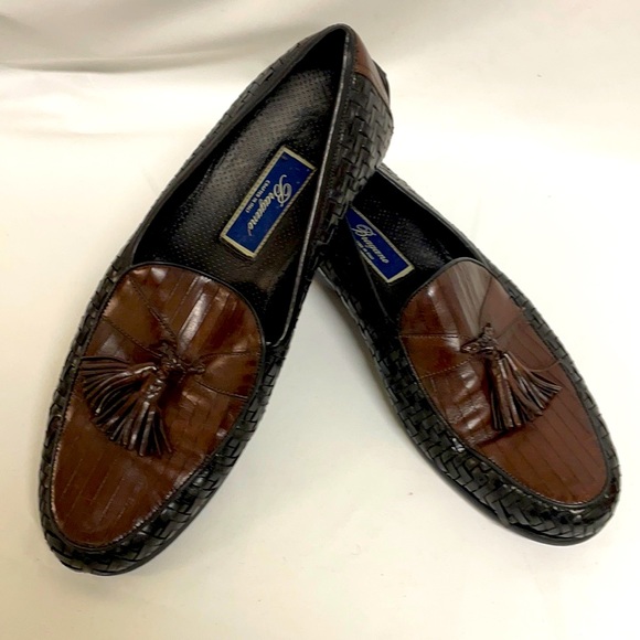 Size 12 Cole Haan Bragano woven tassel loafers main image 11